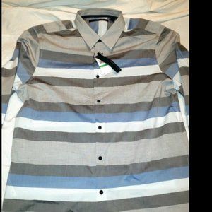 LONG SLEEVED MEN'S PERRY ELLIS SHIRT SIZE L